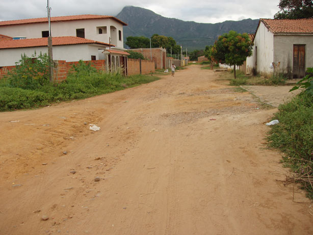 Rua se calçamento